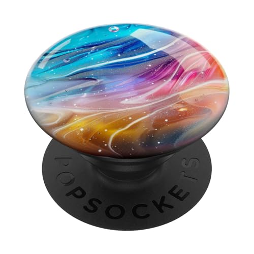 Farbenfroher traditioneller indischer Goli PopSockets Klebender PopGrip von Quinn Cafe