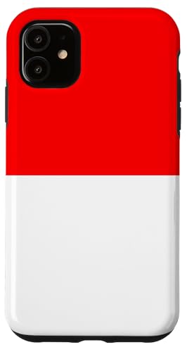 Hülle für iPhone 11 Rot-weiße Indonesien-Flagge von Quinn Cafe