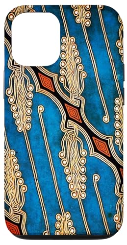 Hülle für iPhone 12/12 Pro Eine Art Indonesien-Batikmuster von Quinn Cafe