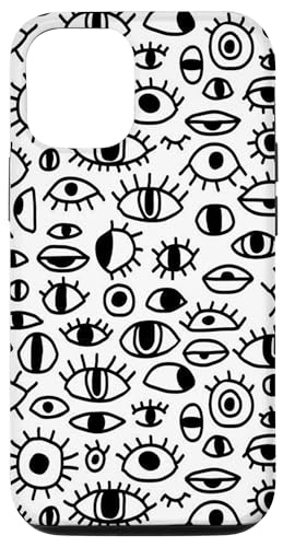 Hülle für iPhone 13 Augen Doodle von Quinn Cafe