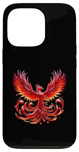 Hülle für iPhone 13 Pro Roter Phoenix-Vogel von Quinn Cafe