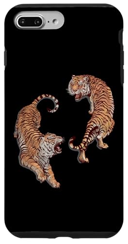 Hülle für iPhone 7 Plus/8 Plus Zwei Tiger von Quinn Cafe