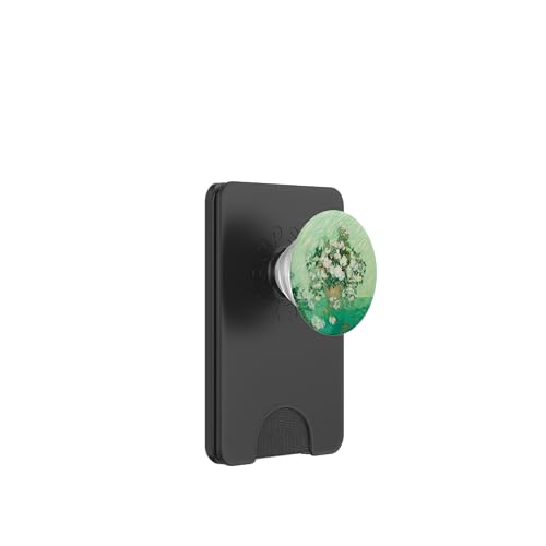 Rosen in Vasen Kunst PopSockets PopWallet für MagSafe von Quinn Cafe