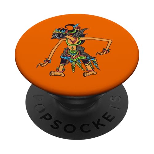 Wayang Kulit Indonesische stolze Kultur PopSockets Klebender PopGrip von Quinn Cafe