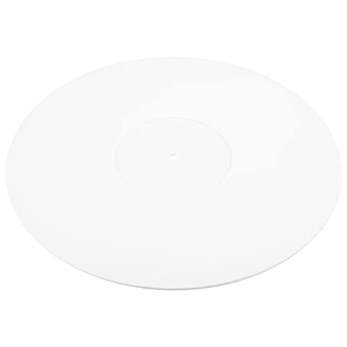 Qusedwey Platten Spieler Acryl Slipmat für Vinyl LP Platten Spieler - 2,5 Mm Bietet Einen Festeren Bass - 12 Platten Teller Matte () von Qusedwey