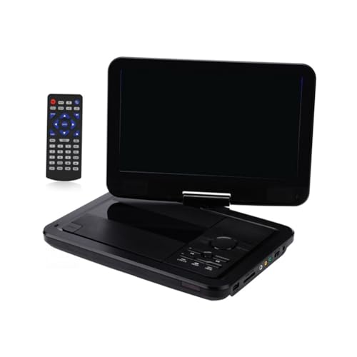 Qweradr DVD-Player, 2500 mAh, tragbar, mobil, 10 Zoll, multifunktional, CD-Player, stabil und praktisch, EU-Stecker von Qweradr