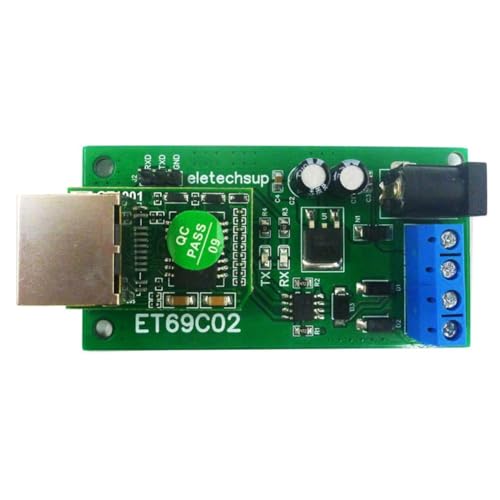 Qweradr ET69C02 Ethernet-Netzwerk IP RJ45 zu RS485 Buskonverter für Modbus RTU Master Slave Client Server MQTT PLC von Qweradr