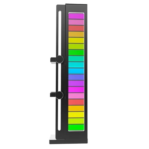 Qyrugcxs 5V 3Pin ARGB Sync Grafikkarten-Stützständer, Verstellbare Vertikale GPU-Halterung, Magnetische GPU-Stützhalterung, Schwarz von Qyrugcxs