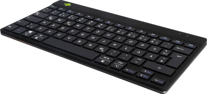 R-GO CODEWLBL - Funk-Tastatur, Bluetooth, kompakt, ergonomisch, schwarz von R-Go Tools