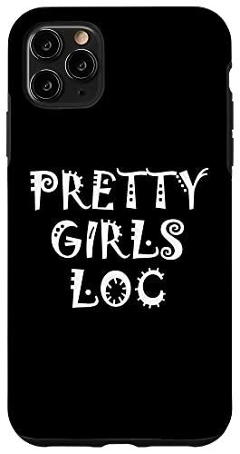 Hülle für iPhone 11 Pro Max PRETTY GIRLS LOC #prettygirlsloc Schwarzes Textdesign DREADS von R U BOLD