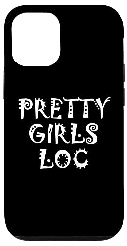 Hülle für iPhone 13 Pro PRETTY GIRLS LOC #prettygirlsloc Schwarzes Textdesign DREADS von R U BOLD
