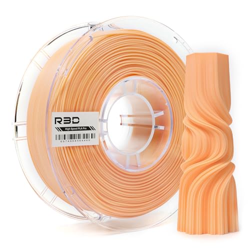 R3D PLA Skin Hochgeschwindigkeits-Filament, 1,75 mm, 1 kg, 3D-Drucker-Filament für 30-600 mm/s Hochgeschwindigkeitsdruck, Maßgenauigkeit +/- 0,02 mm, 1 kg Kunststoffspule, kompatibel mit AMS von R3D