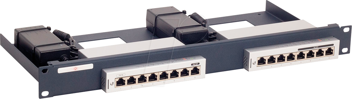 RMIT RM-UB-T1 - 19'' Aufrüstsatz für Ubiquiti US-8 / US-8-60W von RACKMOUNT.IT