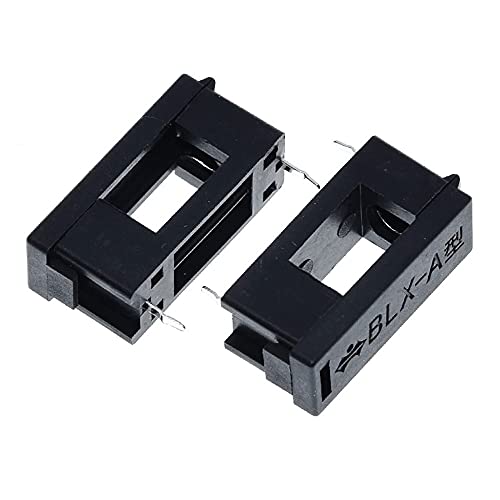 RAKSTORE 50 Stück BLX-A Typ 5 x 20 mm Sicherungshalter mit Abdeckung von RAKSTORE