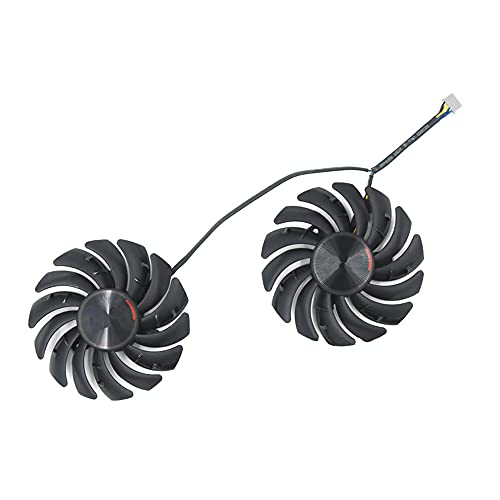 RAKSTORE PLD09210S12HH Grafikkarten Lüfter Kompatibel mit MSI RX 5500 XT GAMING Leiser Kühler Lüfter von RAKSTORE