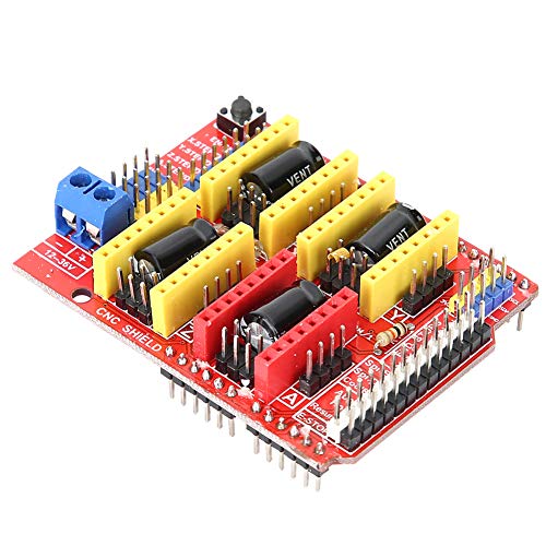 3D-Drucker CNC V3 Graveur-Erweiterungsplatine GRBL 0.8 Kompatibel mit 4-Achsen-XYZA-Antrieb 3 Stück A4988 Controller-Modul für Graviermaschine und 3D-Drucker von RASTKY