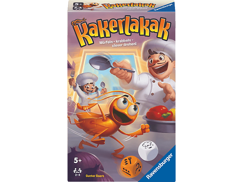 RAVENSBURGER Kakerlakak Mitbringspiele Mehrfarbig von RAVENSBURGER