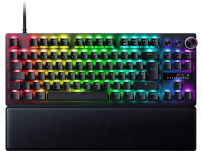 RAZER Huntsman V3 Pro Tenkeyless, Gaming Tastatur, Opto-Mechanical, Razer Analog Optical, Kabelgebunden, Schwarz von RAZER
