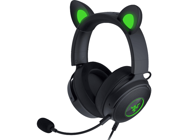 RAZER Kraken Kitty V2 Pro, Over-ear Gaming Headset Schwarz von RAZER
