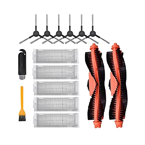 RBRFACAEX Ersatzwalzen-Seitenbürste Hepa Filterteile Fit for Xiaomi-Fit for Vakuum-Mopp-Fit for Roboter-Staubsauger Styj02ym. Vakuumzubehör von RBRFACAEX