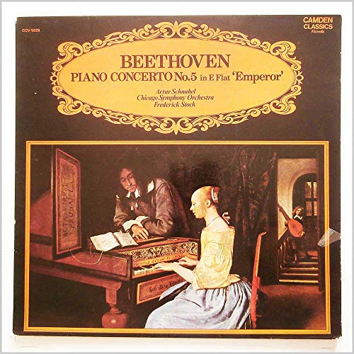CCV 5028 ARTUR SCHNABEL Beethoven Piano Concerto 5 vinyl LP von RCA Camden