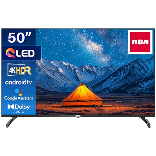 RCA 50 Zoll Smart TV QLED 4K UHD HDR Android Fernseher WiFi, Bluetooth von RCA