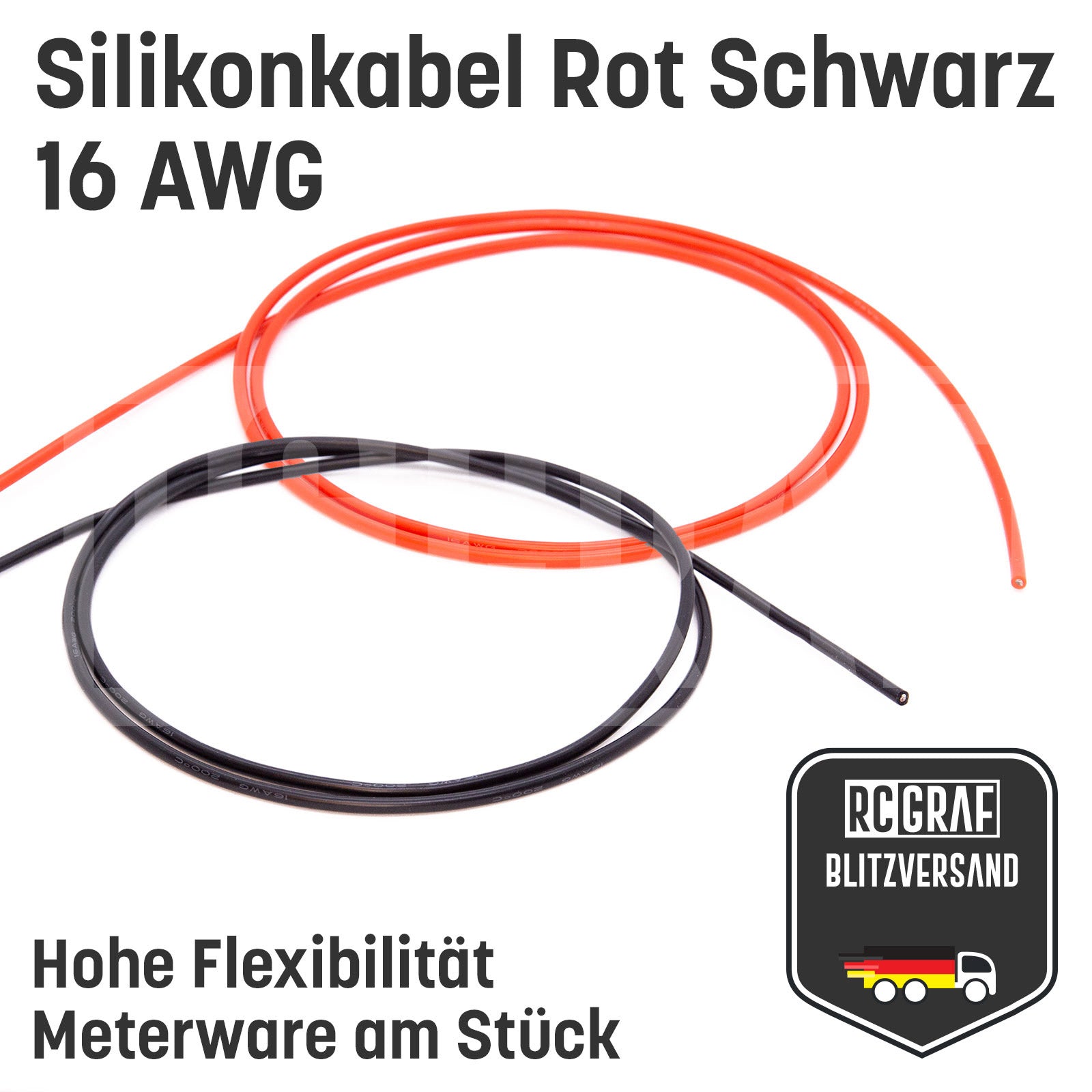 16 AWG Silikonkabel hoch flexibel verzinntes Kupfer von RCGRAF