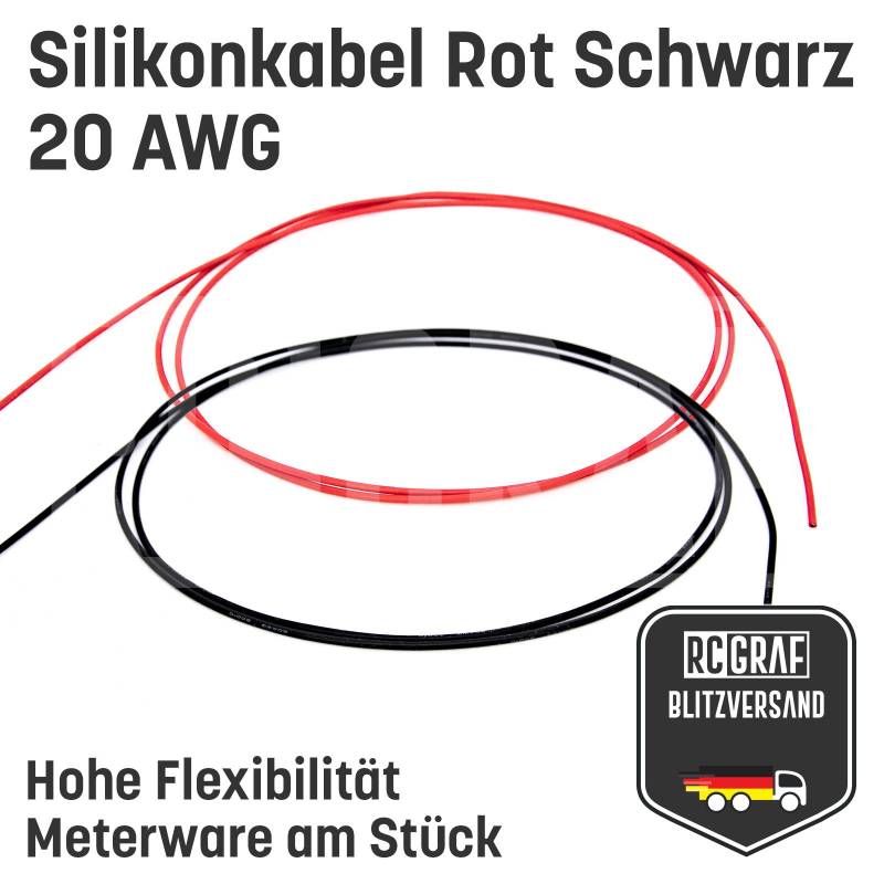 20 AWG Silikonkabel hoch flexibel verzinntes Kupfer von RCGRAF