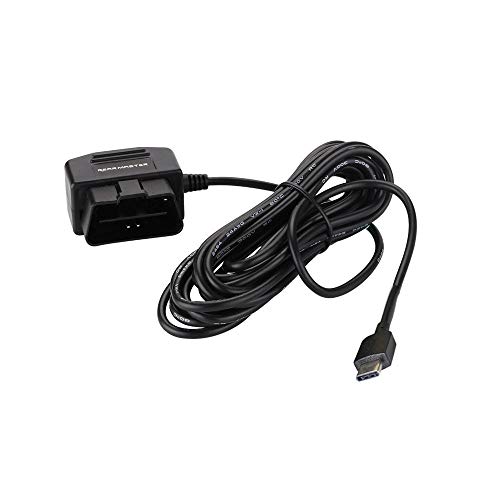 REARMASTER Auto Kamera Dashcam Kabel mit Dual Modus Schalter, 24 Stunden ?berwachung Modus und Acc Modus, OBD-Anschluss(USB-C) von REARMASTER
