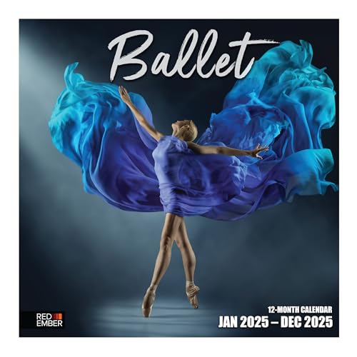 RED EMBER Ballett 2025 Wandkalender 12 Monate | 30,5 x 61 cm offen | dickes & stabiles Papier | Geschenk | Kalender 2025 von RED EMBER