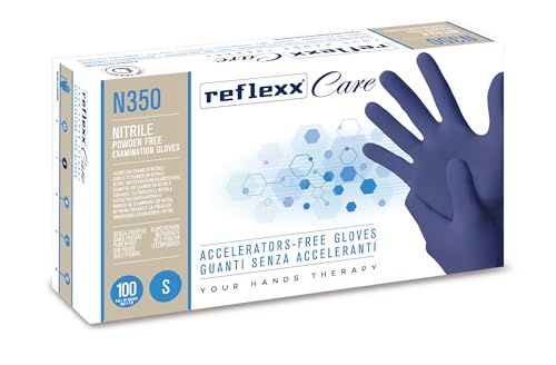REFLEXX N350/S Nitril Einmalhandschuh Beschleuniger Free (100 Stück) von REFLEXX