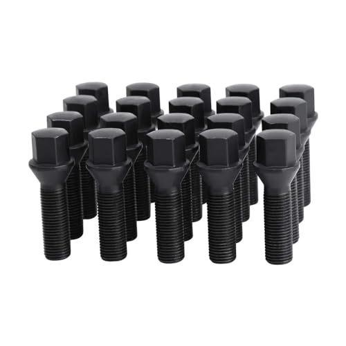 REHOSE Radschrauben mit konischem Bund HEX 17mm 35mm/ 40mm/45mm 14x1,5 Radschrauben T M14x1,25 Radschrauben 10 STK(10pcs 45mm Shank,M14x1.5) von REHOSE