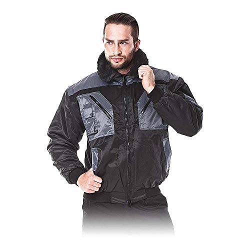 Reis Iceberg_Bsm gefütterte Schutzjacke, Schwarz-Grau, M Größe von REIS