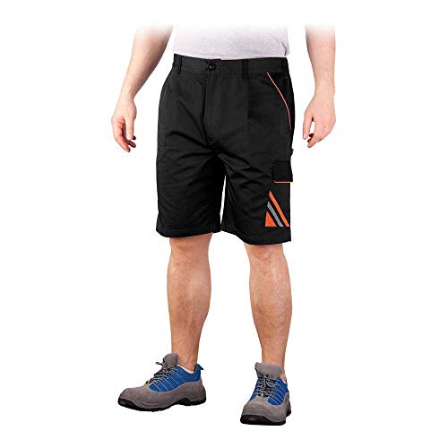 Reis PRO-TS_BPSXXXL Pro Master Schutzhose - Kurz, Schwarz-Orange-Grau, XXXL Größe von REIS