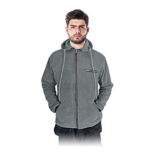 Reis Polar-Hood_Sxl Schutzvliesbluse, Grau/Stahlblau, XL Größe von REIS