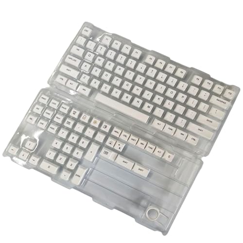 120 Tastenkappen-Set, weiße Tastenkappen für mechanische Tastatur, Englisch, Japanisch, Russisch, Koreanisch von REITINGE