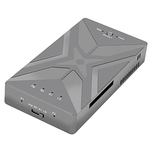 REITINGE Externe NVMe Dual-Bay SSD Typ-C USB 3.2 20Gbps Datenübertragung Turbo-Lüfter SSD JMS586R 4TB von REITINGE