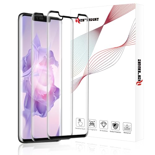 REROXE 2 Stück Schutzfolie für Panzerglas für Huawei Mate 20 Pro, 3D Vollständige Abdeckung HD Transparent Schutzglas für Mate 20 Pro, 9H Härte Ultrabeständig Displayschutzfolie für Huawei Mate 20 Pro von REROXE