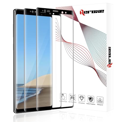 REROXE 2 Stück Schutzfolie für Panzerglas für Samsung Galaxy Note 8, Volle Abdeckung Anti-Kratzen Gehärtetes Folie für Galaxy Note 8, Präziser Ausschnitt Samsung Note 8 Displayschutzfolie von REROXE