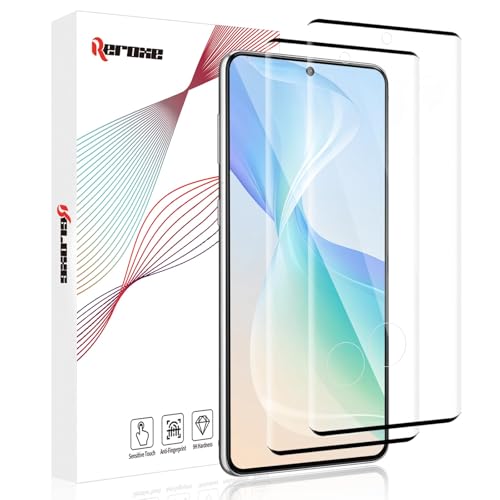 REROXE 2 Stück für Panzerglas für Samsung Galaxy S21 5G Schutzfolie, 3D-Volle Bedeckung Premium Glas Frei von Kratzern Displayschutzfolie für Samsung S21, HD-Klar Anti-Schmutz S21 5G Folie von REROXE