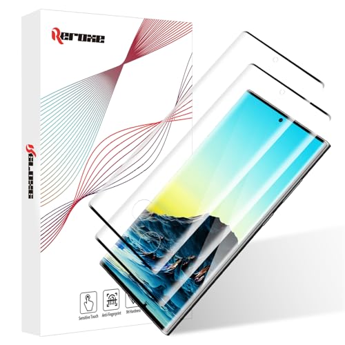 REROXE Schutzfolie für Panzerglas für Samsung Galaxy S22 Ultra 5G, 3D Premium Glas HD Schutzglas für Samsung S22 Ultra, Anti-Scratch Unzerbrechlich S22 Ultra 5G Displayschutzfolie, 2 Stück von REROXE