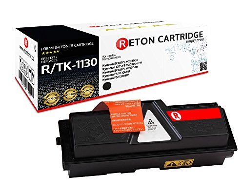 2 Original Reton Toner kompatibel mit TK-1130 für Kyocera ECOSYS M2030DN M2530DN Kyocera FS-1030MFP FS-1130MFP von RETON CARTRIDGE