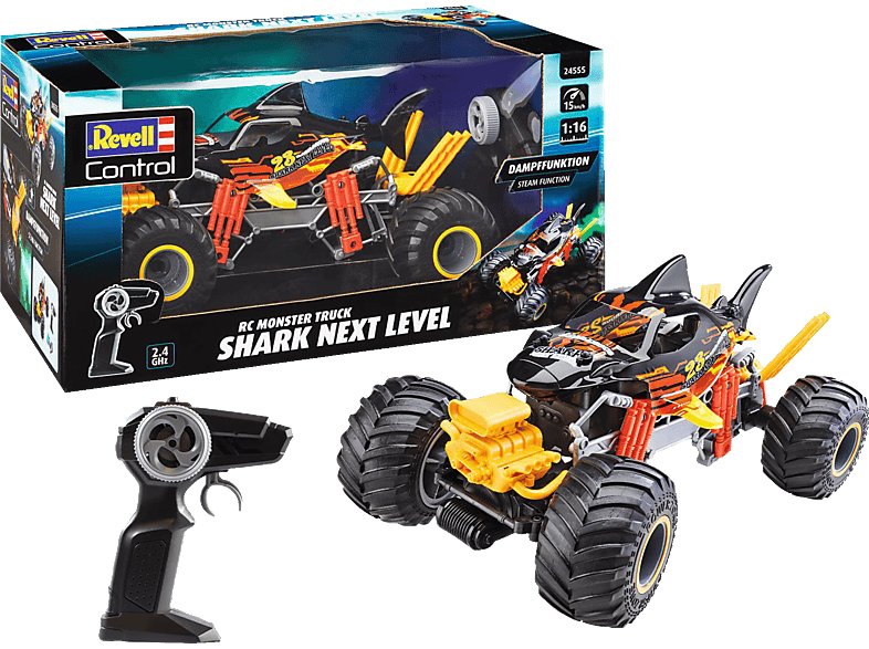 REVELL RC Monster Truck "Shark Next Level" R/C Spielzeugauto, Mehrfarbig von REVELL