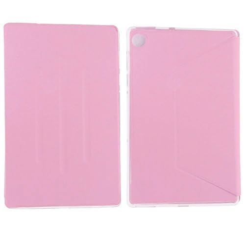 REY Faltbare Smart Cover Hülle für Lenovo TAB M10 FHD Plus 10,3" (TB-X606F - X606X), Flip Smart Cover, Schutzhülle, Pink von REY