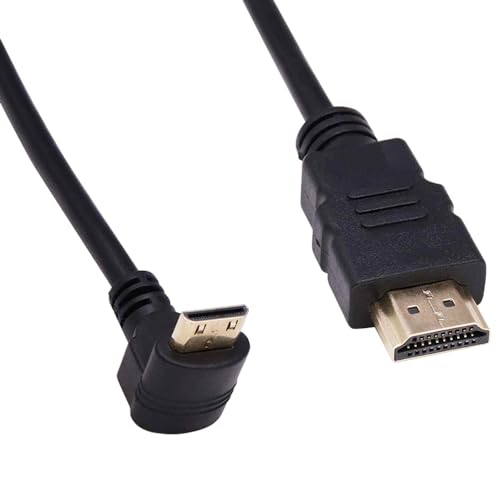 REY HDMI Kabel männlich, Ultra HD, 4k, Hochgeschwindigkeit, 90º gewinkelt, 5M von REY