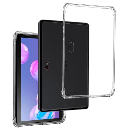 REY Transparent Silikonhülle TPU Anti-Shock für Samsung Galaxy TAB Active PRO - 4 PRO, Premium Kratzfest TPU Durchsichtige Schutzhülle Anti-Schock von REY