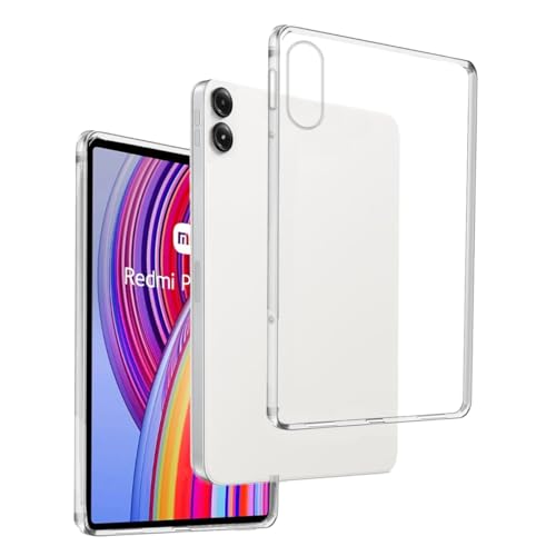 Transparent Silikonhülle TPU für XIAOMI REDMI PAD PRO 12,1" 4G/5G - Poco PAD 12,1" 4G/5G, Premium Kratzfest TPU Durchsichtige Schutzhülle, Ultradünne 0,33 mm von REY