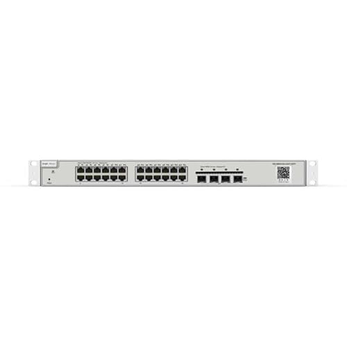 REYEE 24-Port Gigabit L2+ Managed Switch, 24 Gigabit RJ45 Ports, 4 SFP Ports, 19-Zoll-Rack-mountable Marke von REYEE