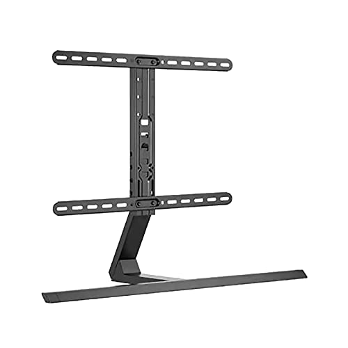 TV-Halterung für LCD-TV, Universal-Basis, höhenverstellbar, Desktop-Ständer, ± 35 ° drehbar, Desktop-TV-Halterung für die meisten 94,9-190,5 cm Flachbildfernseher, unterstützt bis zu 35 kg von RFYDYQHHTH