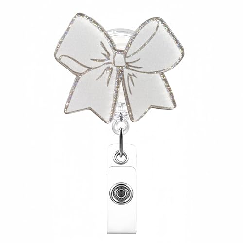 RGYBAO Bowknot Badges Holder with Metal Clip Nurse Doctor Badges Holder Retractable Badges Reels Holder for Student Teacher RGYBAO Bowknot Badges Holder with Metal Clip Nurse Doctor Badges Holder Retractable Badges Reels Holder for Student Teacher von RGYBAO